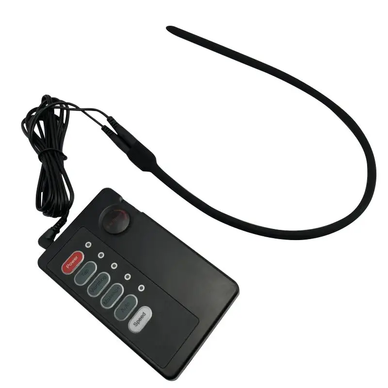 Electric shock physical  therapy silicone urethral vibrator penis plug adult toys for male