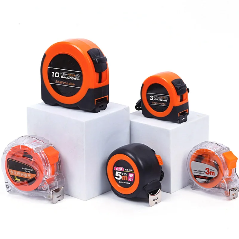 ABS High-quality Anti-fall Self-locking Steel Tape Measure Meter Ruler Measuring Tool