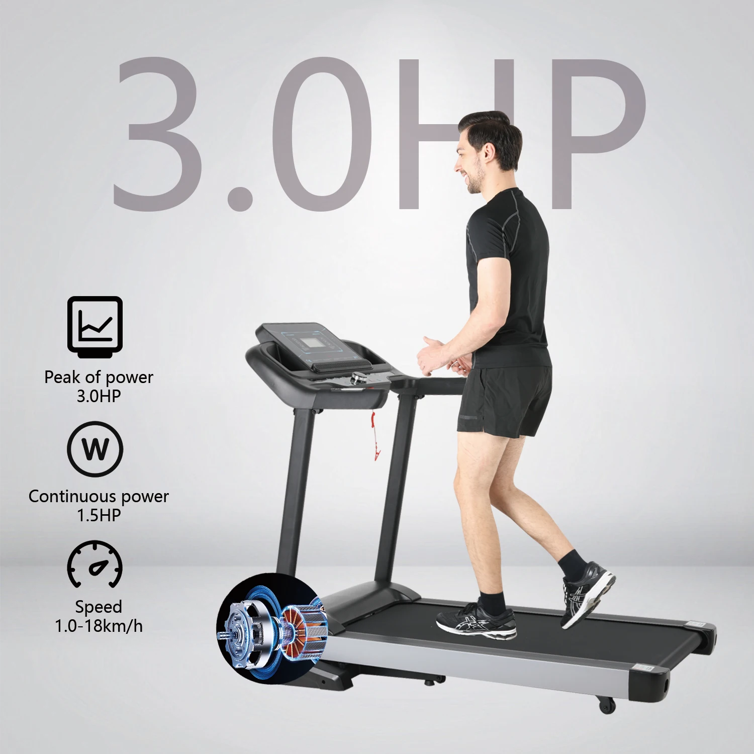 Electric Foldable Motorized Mini Small Home Use Speed Fit Treadmill for Sale