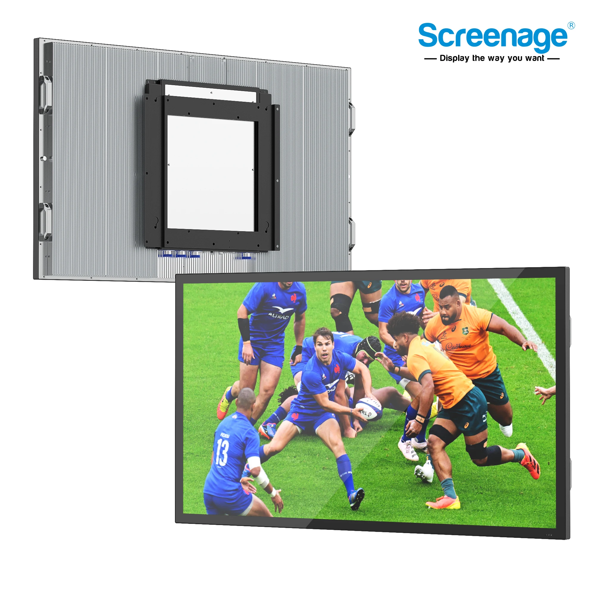 High-brightness outdoor display tv