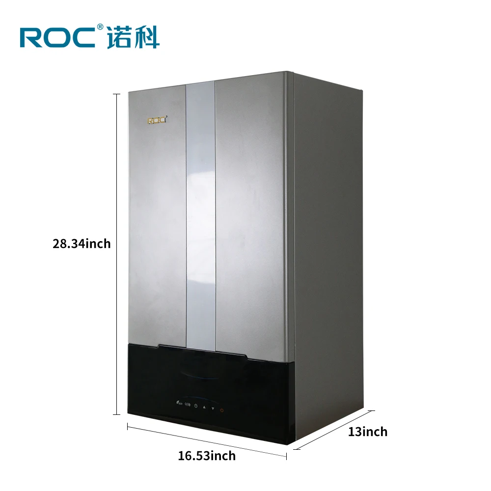 ROC Kombi Instant Ventilation domestic Heating Gas Boiler Hot Sale Natural Gas Hot Water Heater for Household