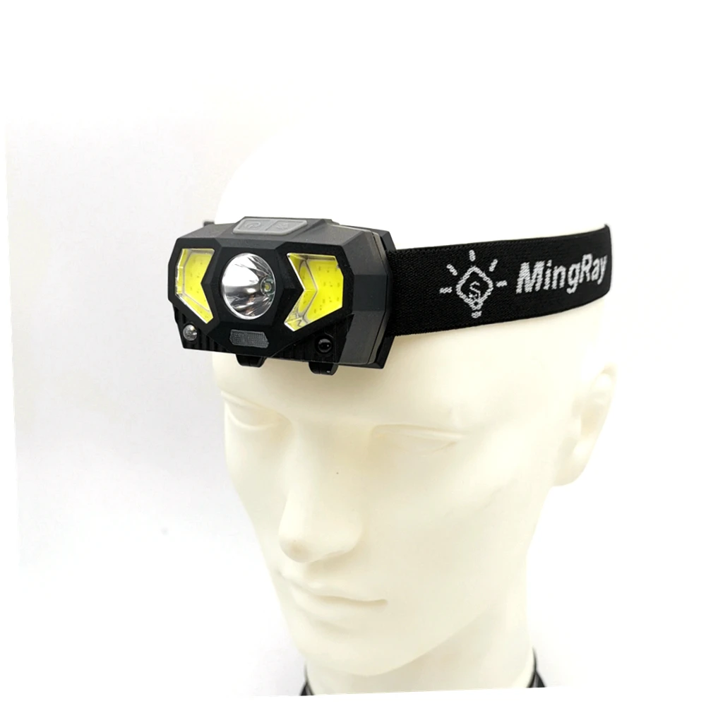 2020 новый перезаряжаемый светодиодный налобный фонарь с датчиком движения USB с красным аварийным лучом, литиевая батарея включена по хорошей цене