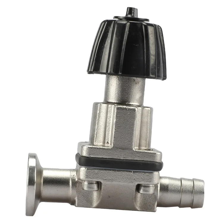 SS304 SS316l Industrial Manual Stainless Steel Sanitary Ball Valve Tri Clamp Diaphragm Valve