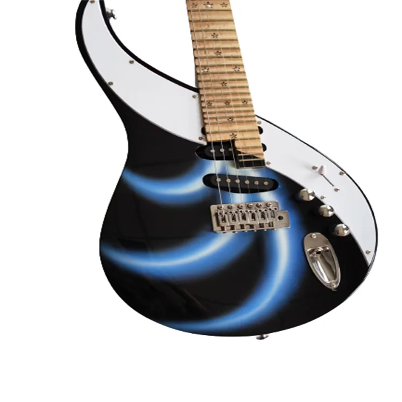 29 Frets Electric Guitar Skyy III Emperor Guitars Black Body Maple Fretboard Chrome Hardware free shipping stock