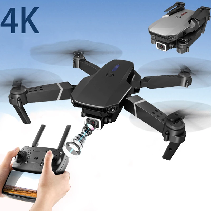 High Quality E88 buy Long duration 20 min drone battery Drones with Dual Camera 4k Radio Control Toys All-folding Mini Drone