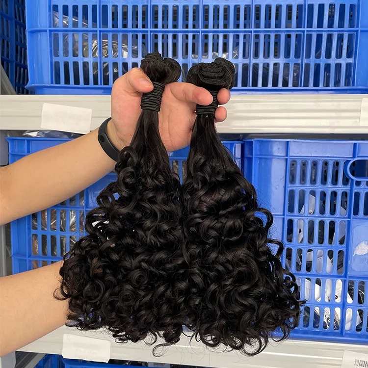 Unprocessed Funmi Raw Hair Weave,wholesale Suppliers Hair Vendors,100% Cuticle Aligned Super Double Drawn Raw Curly Hair Bundles