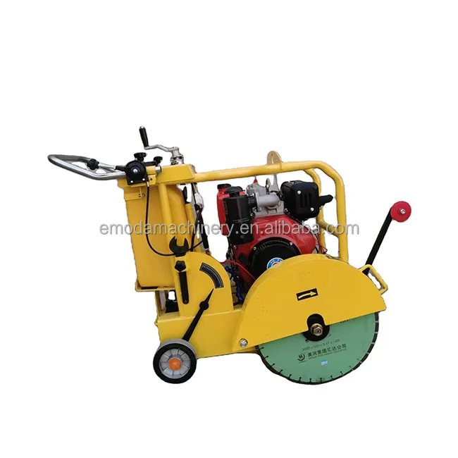 Portable petrol engine 350mm depth asphalt road cutting machine concrete road cutting machine