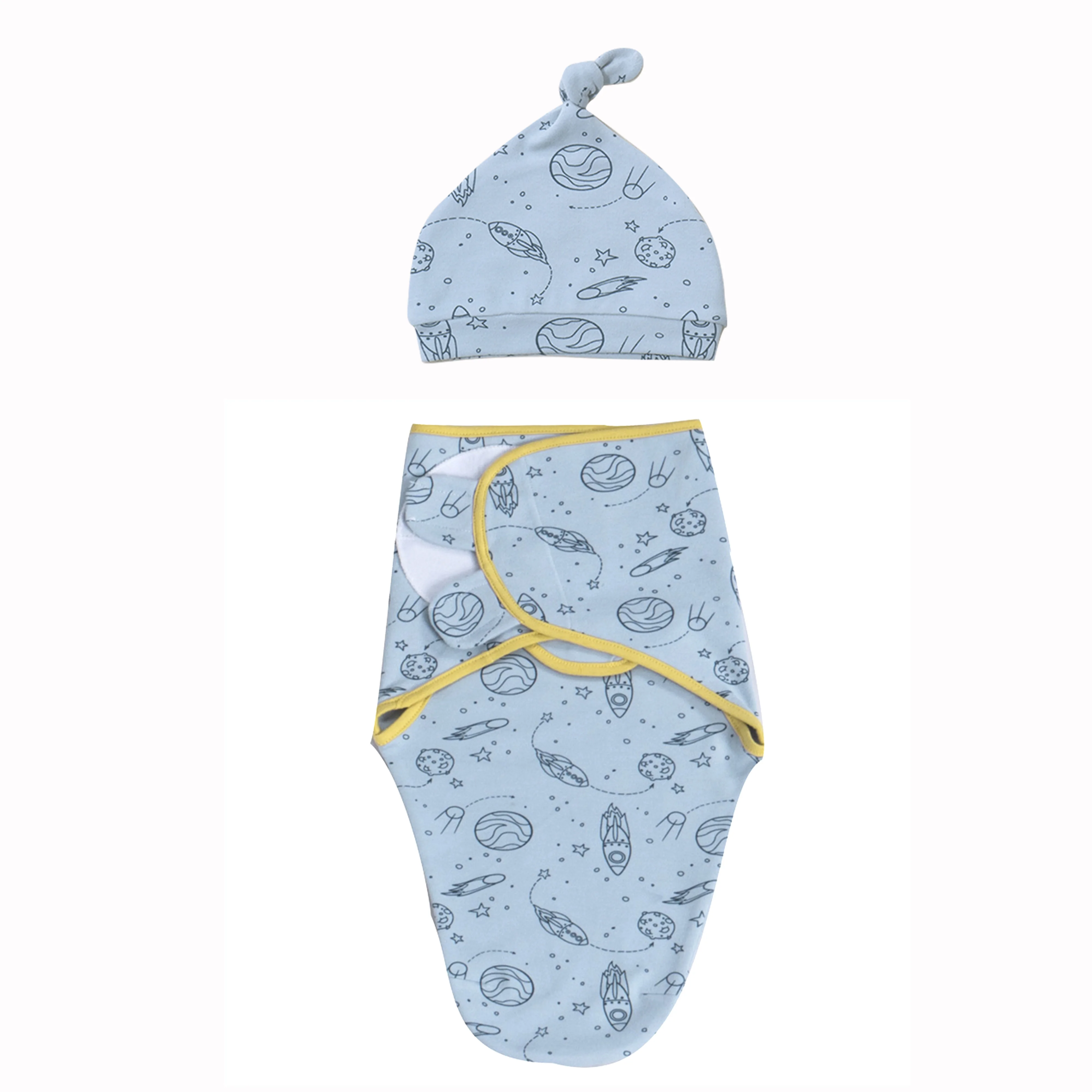
Wholesale newborn baby sleeping bag cartoon printed 100% cotton baby suit super soft and comfortable 