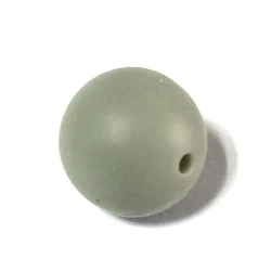 15mm wholesale da approved baby teether silicone beads for necklaces