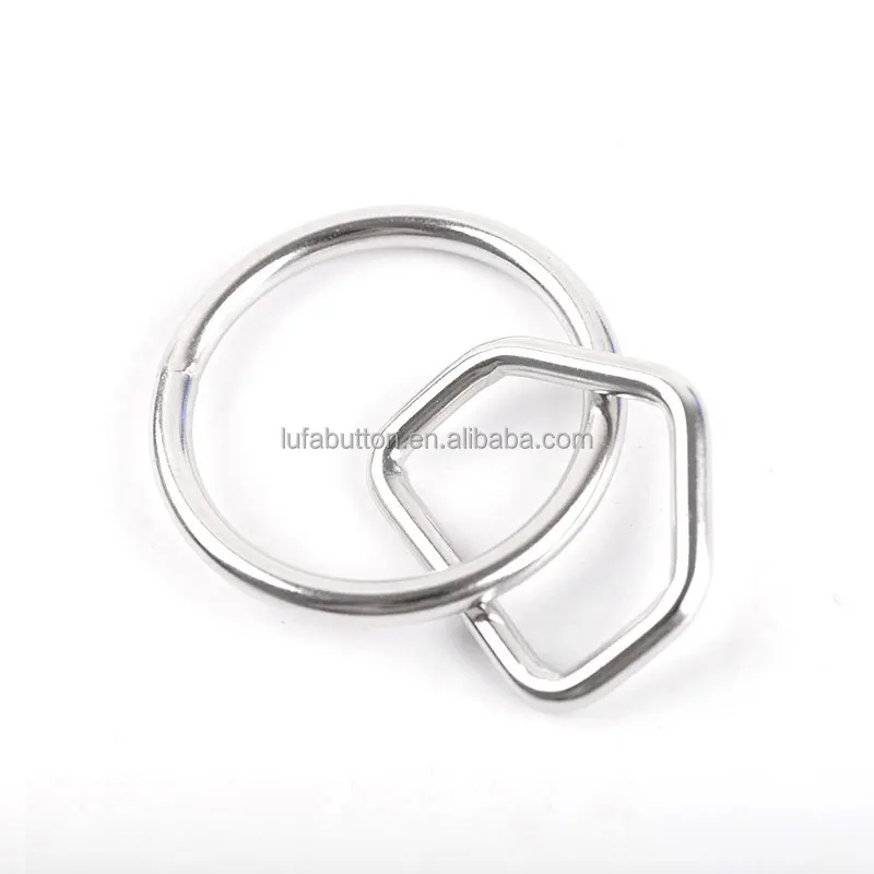 Factory Heavy Welded O Ring With Triangle Loop Rings For Horse Halter