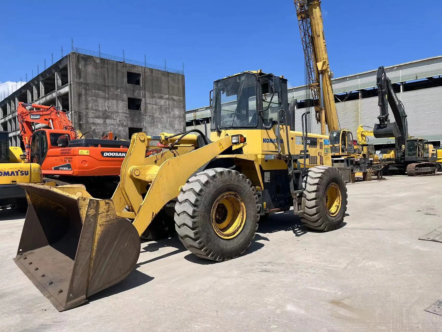 original brand Komatsu wa320 wa380 wa470 wa500 used loader high efficiency factory direct price cheaper for sale