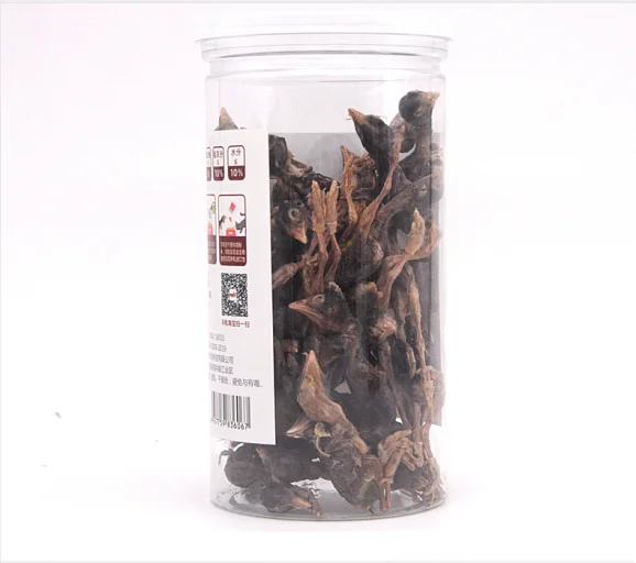 Замороженные перепеловые закуски для домашних животных с низким содержанием соли и низким содержанием жира, 50 г в упаковке