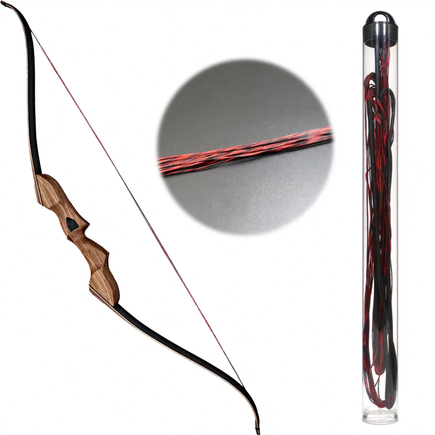 Ручной работы 18 нитей для лука 46-56 дюймов