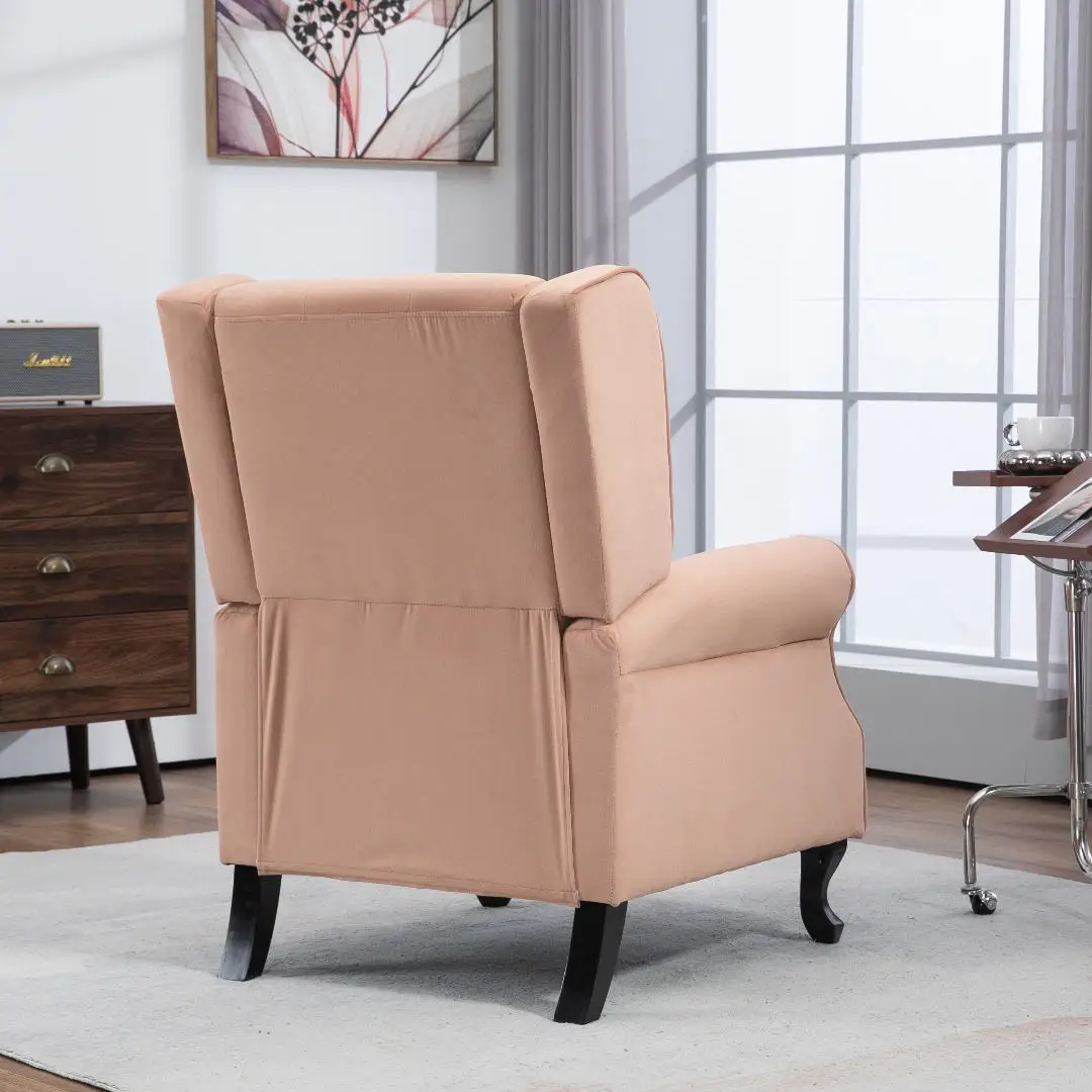 Accent Chair Velvet Recliner Chair Living Room Furniture Home Furniture