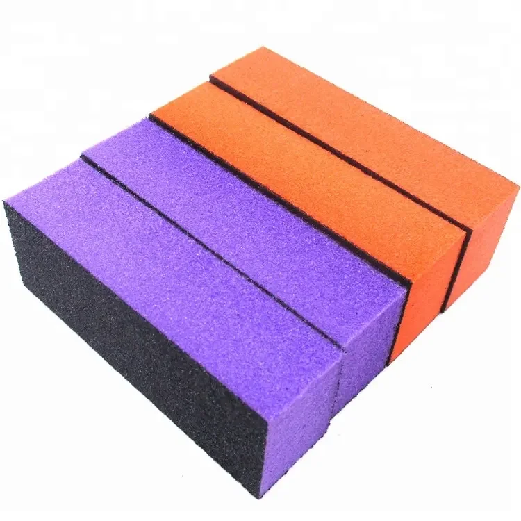 Wholesales Private label logo Nail File Sponge Sanding Block Nail Buffer