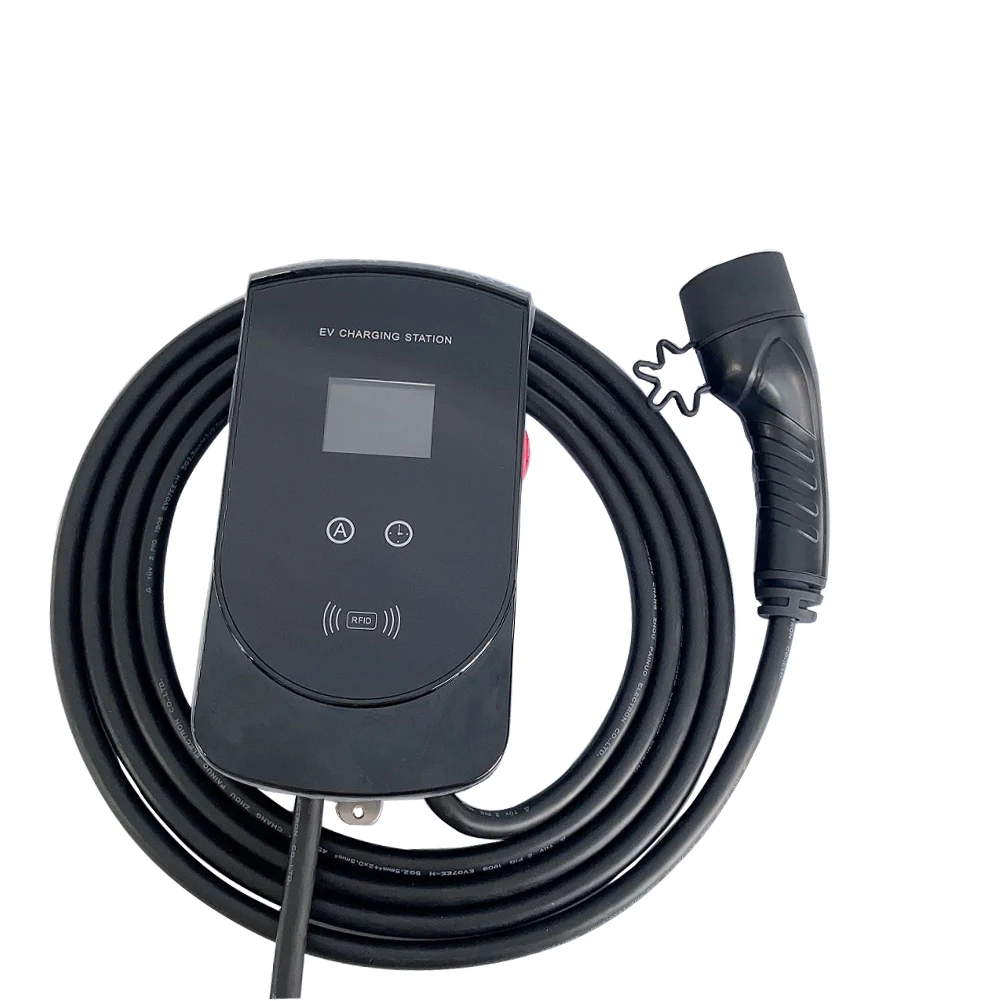 fisher IEC62196 Waterproof IP65 Electric Car Charging Wallbox 32A 3-phase AC EV Charger Station with APP