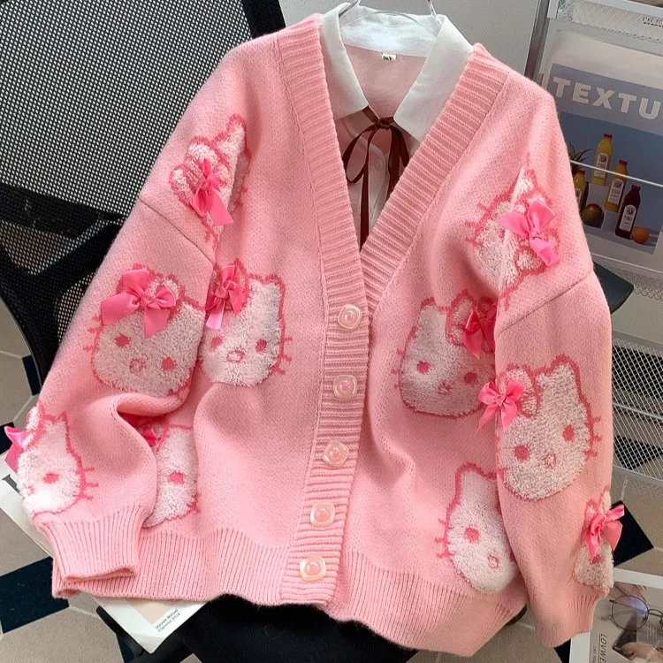 Женский вязаный кардиган