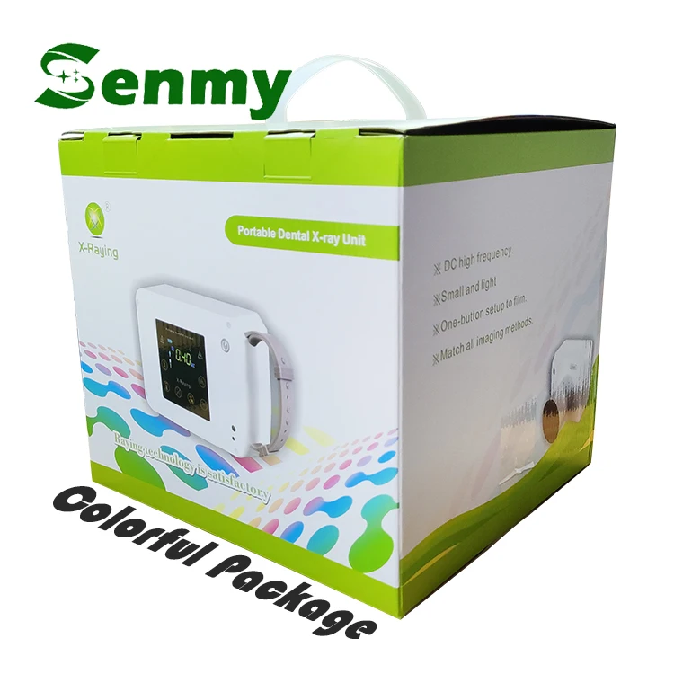 S704A High Quality Image Portable Dental X ray Unit Colorful LCD Screen Easy Operation Match With Sensor And Film