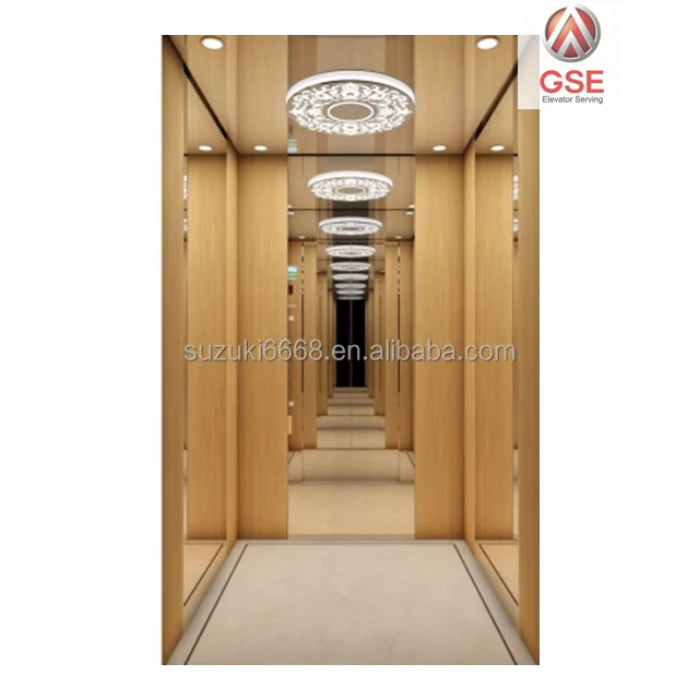 Suzuki 6 Floor Elevator building lift 630 kg 8 people small elevator Residential Modern Luxury Home Elevator Price