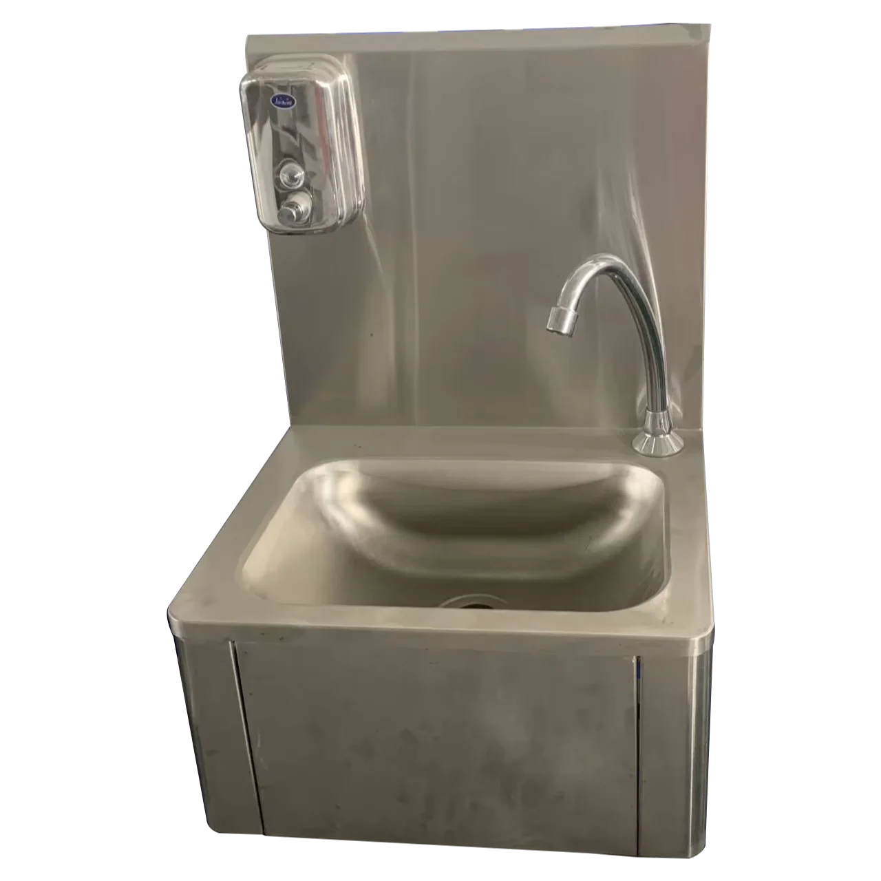 Medical Surgery Scrub Stainless Steel Single Sink Hand Washing Sink Knees Operation Wall Mounted Hand Wash Sink
