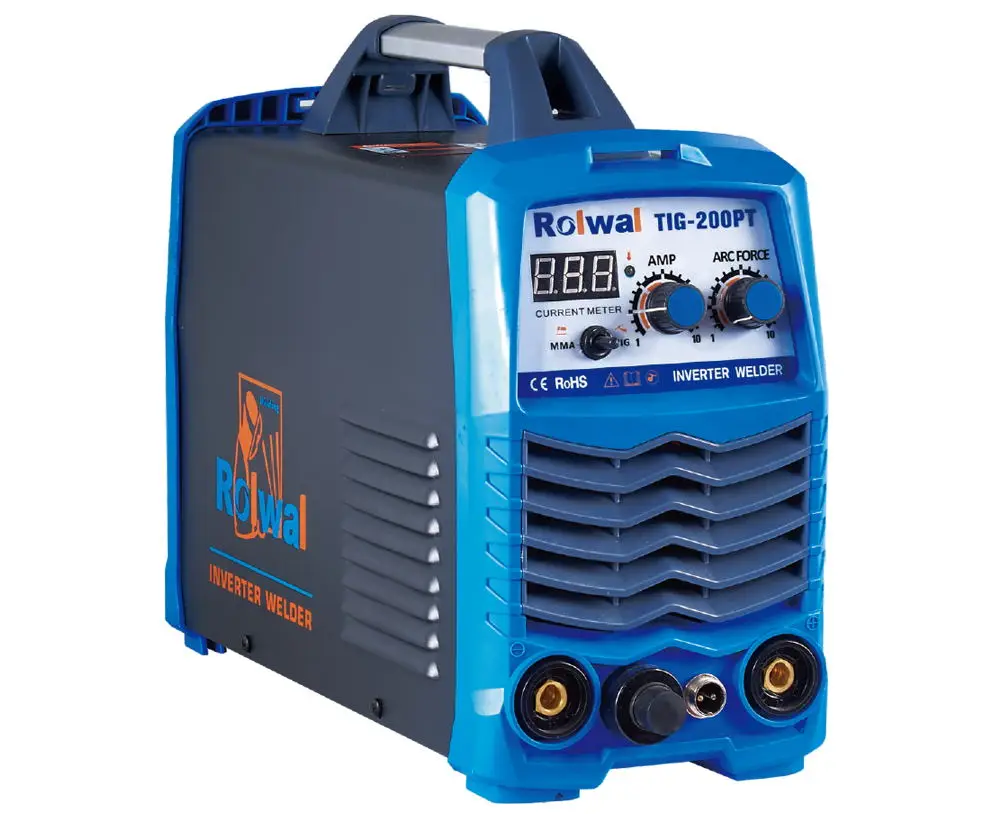 Rolwal TIG-200PT Single Phase 110/220V TIG/MMA/ARC WS200  IGBT Inverter  DC Argon Welding Machine Soldadora inversor maquina de
