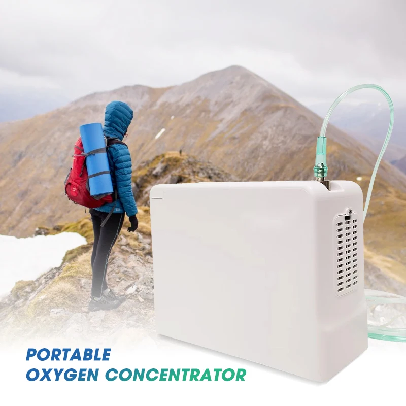 2023 New Arrival Medical Grade Mini Portable Oxygen-concentrator Machine 5l 10l Guatemala Batter i Portable Oxygen Concentr