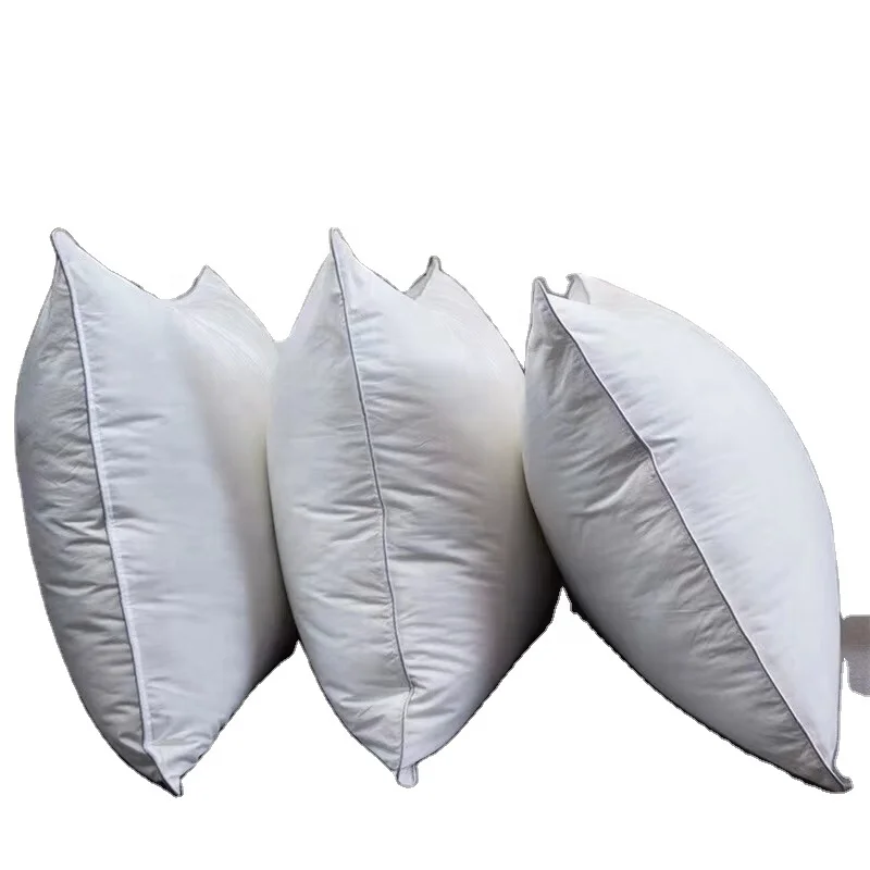 Wholesale Canadian Style Luxury Throw Down Feather Pillow Inserts with Custom Cushion Cover for Home Decor