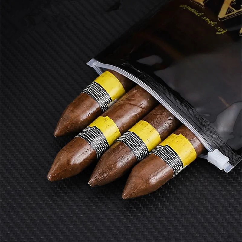 Foray Accept Custom Design Smell Proof Moisturizing Clear Resealable Ziplock Tobacco Cigar Humidor Bags