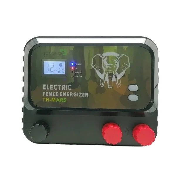 waterproof automatic day-night mode 2J-12J electric fence energizer for horse cattle elephant