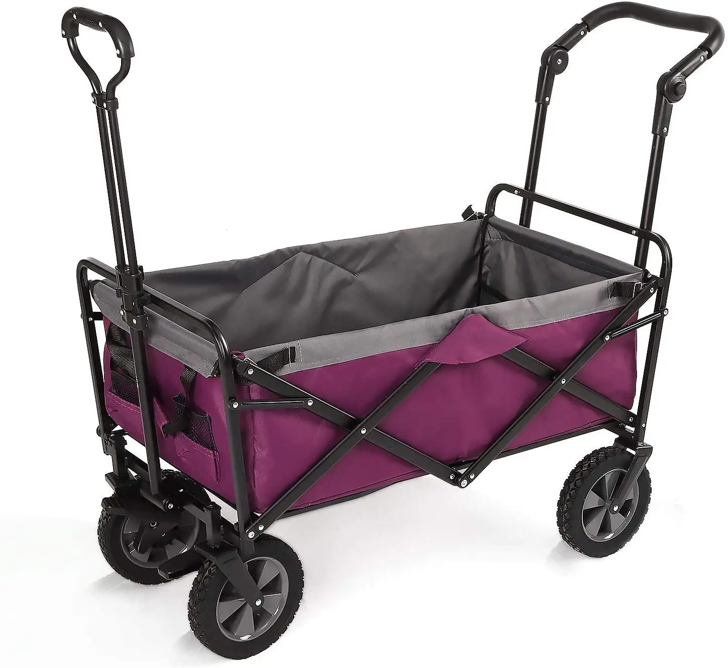 Folding Wagon Beach Hand Cart garden folding carry trolley foldable camping beach