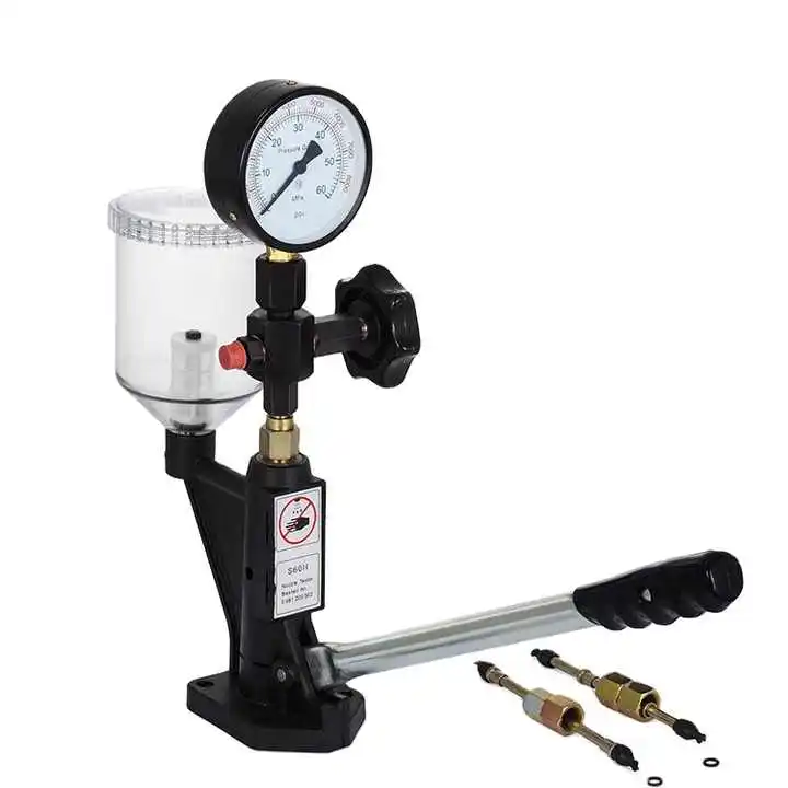 Factory Common Rail Pressure Engine Analyzer Test And Calibrating Hand Pump S60H Diesel Fuel Nozzle Injector Tester