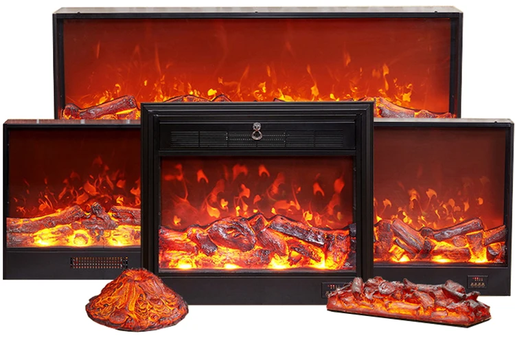 Carved white onyx marble stone fireplace mantle surround with electric fireplace