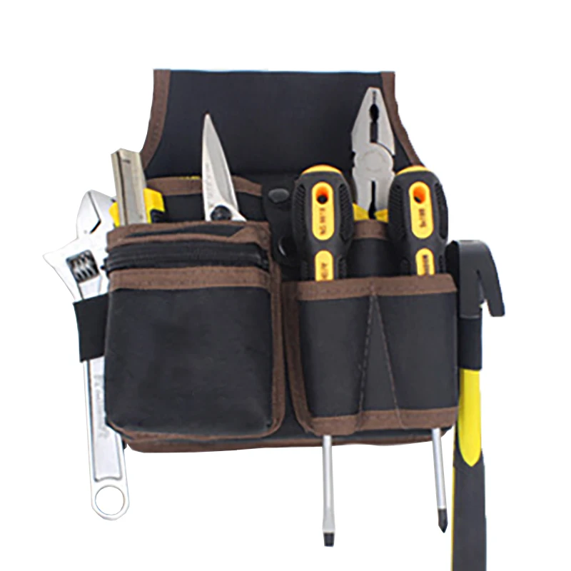 Work Tool Belts For Men Multi-functional Pouch Bag Tool Waist Belt Carrying Electrician Organizer Pockets for Accessories