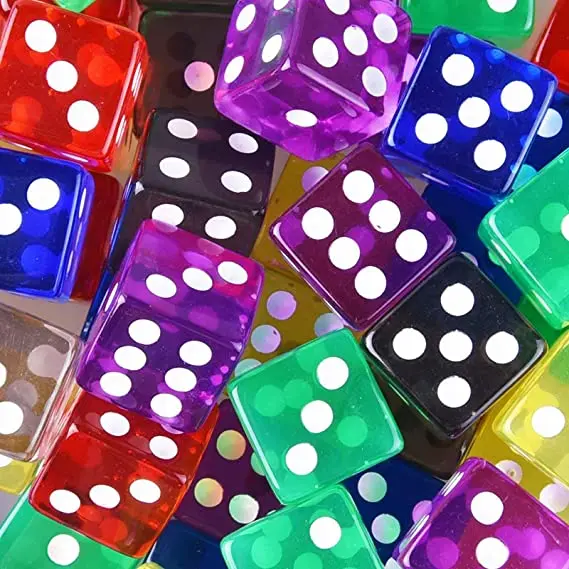 
custom acrylic dice for games playing dice for outdoor activities casino dice 