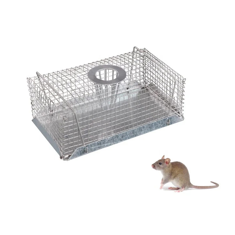 Top Entrance Multiple Snaps Home Live Mice Traps Cage For Easy Mice Rats