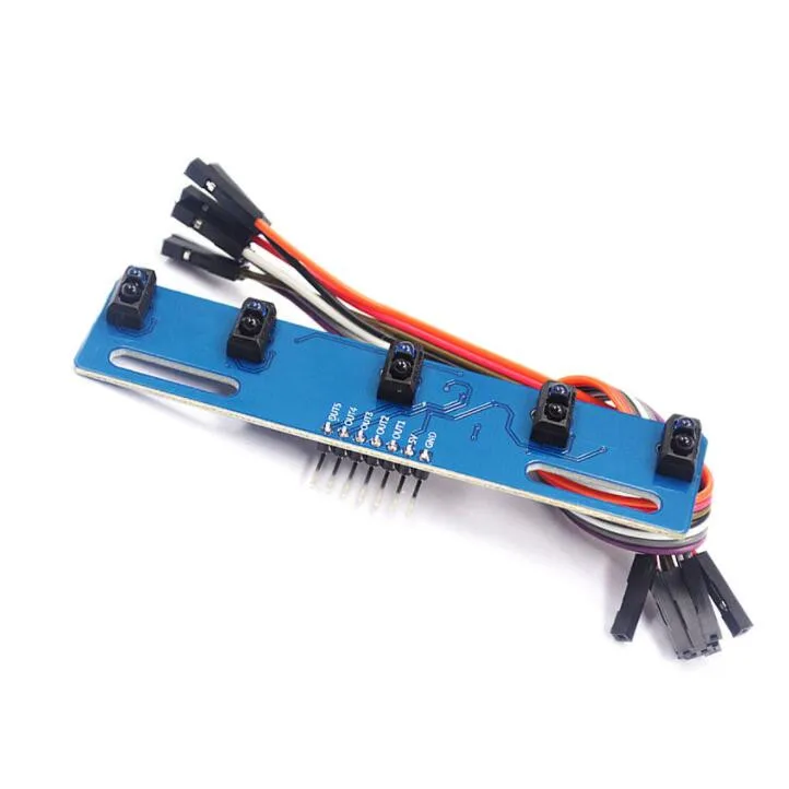 Five-way tracking sensor module Five-way tracking module Infrared sensor module Five functions TCRT5000L