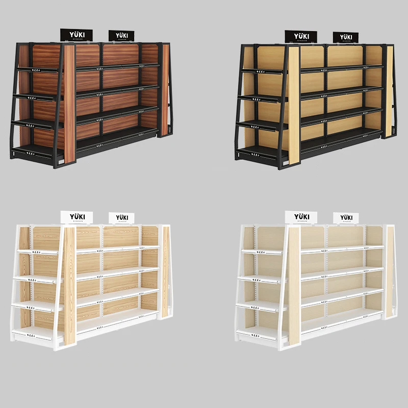 Фабричные розничные стеллажи из МДФ стальные деревянные для демонстрации аптеки украшение MINISO