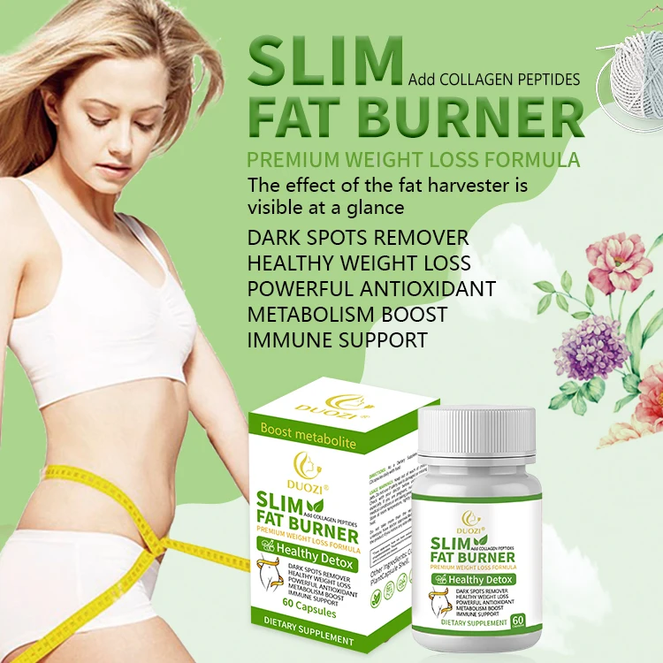 Ships in 2 Days Food Supletment for Adults Slim Fat Burner Healthy Detox Tables Pills Flat Detox Capsules