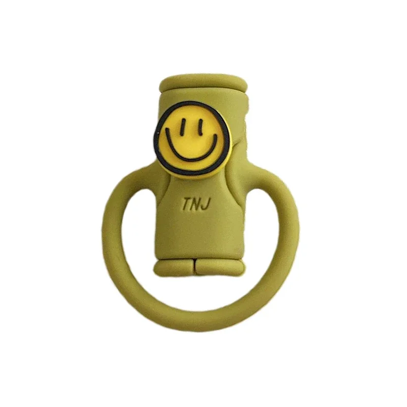 New Data Cable Protective Cover Silicone Cartoon Cute Phone Protective Breakage Charging Wire Mobile Protective Cover Head