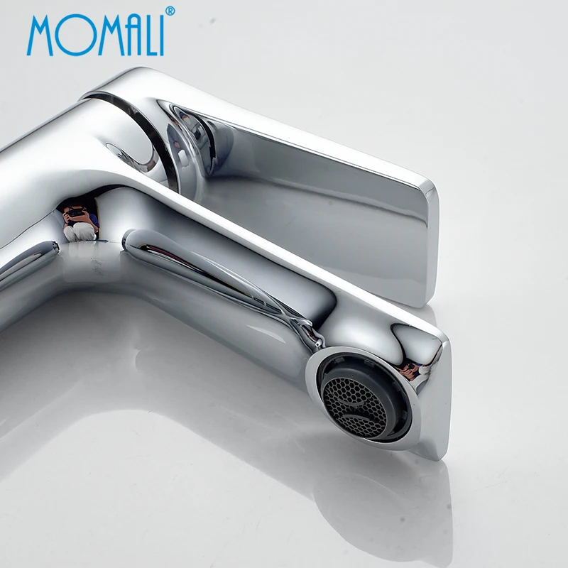 Momali  long time keep innovation make high quality chrome brass basin faucet wash face bathroom basin faucet