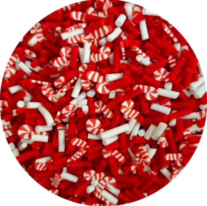 Polymer Clay Slices Christmas Themed Clay Sprinkles for Slime DIY Accessories Jewelry Making Toys