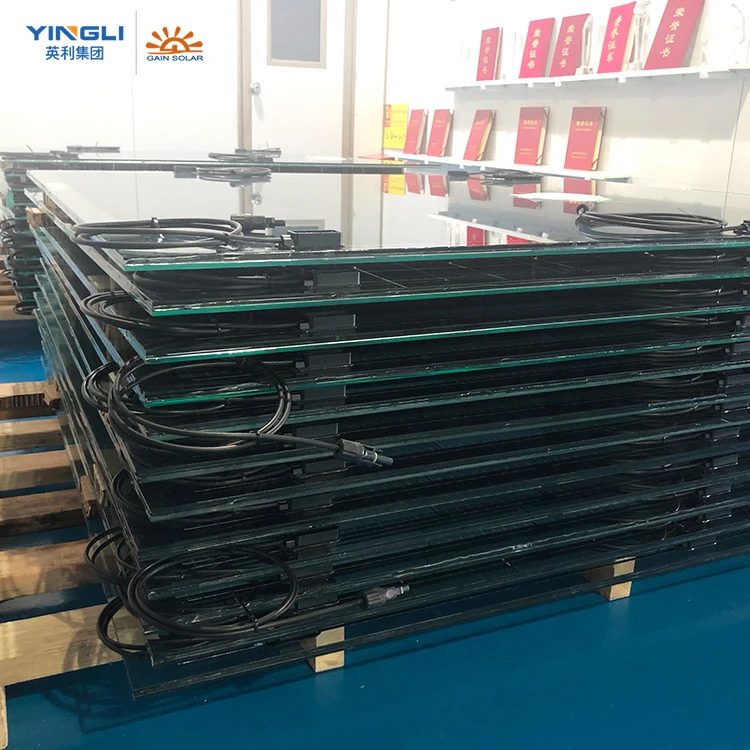 Hot 80 W 90W Bipv solar panel glass facade for building power glass curtain wall BIPV solar roof tiles