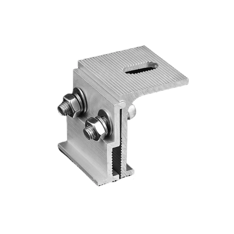 High Quality Universal Solar Panel Mounting Clamps Ground Mounting for Various Roof Profiles Anodized Finish