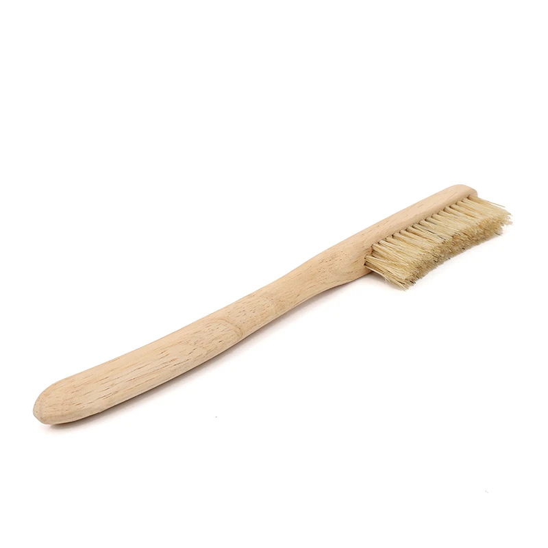 Manufacturers Custom Long Handled Solid Wood Pig Bristle Shoe Polish Brush  Clean Soft Brush