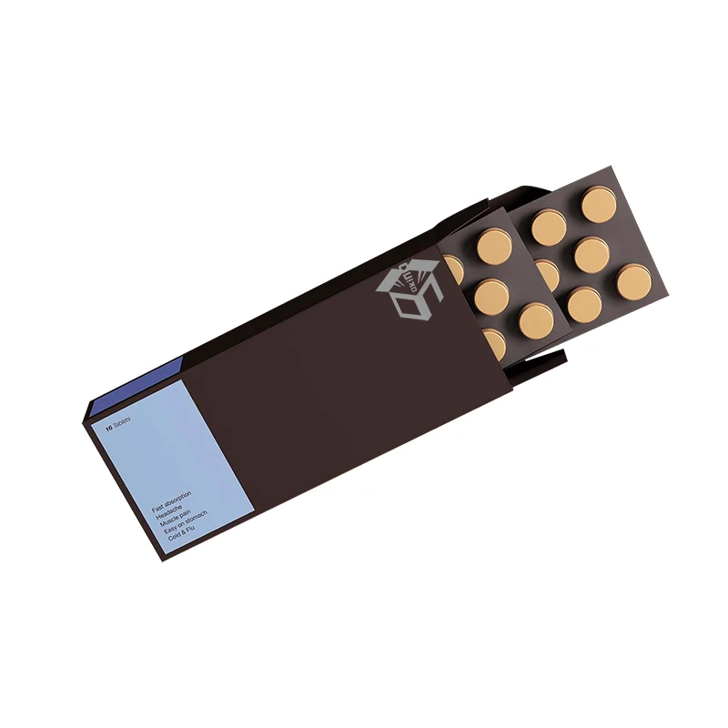 
Corlo Printing Eco Friendly Custom Logo Medical Pill Drug Paper Packaging Box 