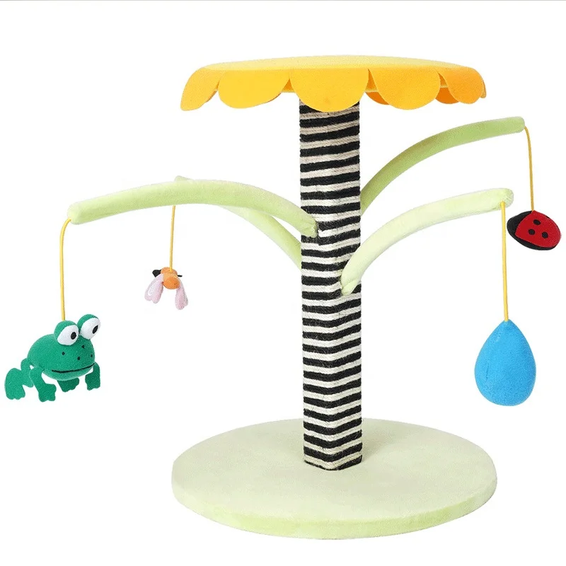 Garden Hanging Ball Climbing Frame Multifunctional Small Cat Scratching Post Jumping Platform Toy