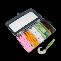 Sportpro Fishing Soft Lure Kit T shaped tail Senko Worm Japanese Soft Bait Soft Fishing Lures Kit