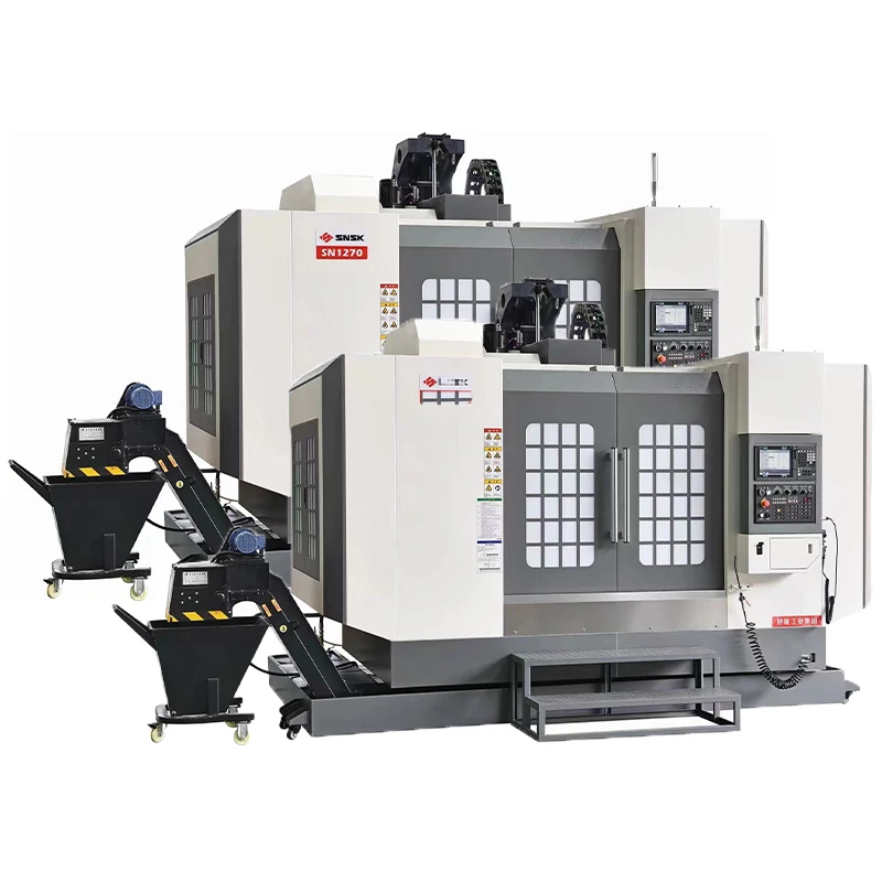 SNSK NV-1270 High Quality Suppliers 3 axis China Three Line Rail Series Turn Complex Vertical Cnc Processing Machining Center