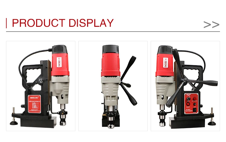 drilling machine BJ-6800E  High Quality Cheap Price Strong Magnet Swivel Base Mini Magnetic Drill Core Magnetic Drill Machine