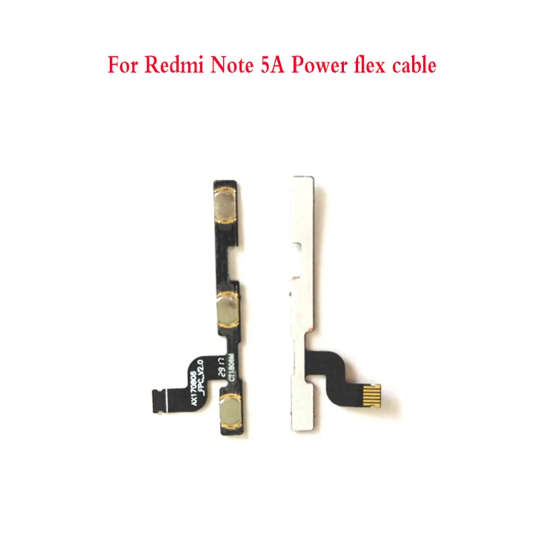 Mobile Phone parts Power Flex Cable for xiaomi for Redmi 7/7 PRO/NOTE 4/NOTE 4X on off Volume Button Key Flex Cable replacement